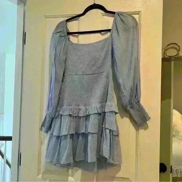 ASTR the label Women's Marietta Dress Blue - Picture 6 of 6